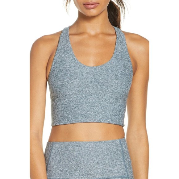 Zella Other - NWT Zella Zelsoft Longline Bra Blue Weather Small